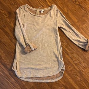 Merona Target beige sweat shirt